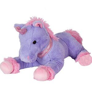 KellyToy 24” Purple Unicorn Plush Laying Stuffed Animal Soft & Cuddly
